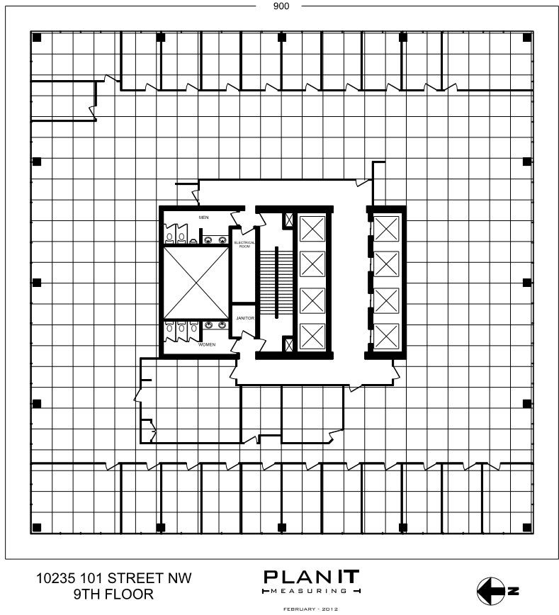 10235 101st St NW, Edmonton, AB for lease Floor Plan- Image 1 of 1