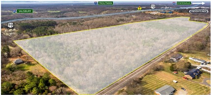 0 MIMOSA St, Cleveland, NC - AERIAL  map view - Image1