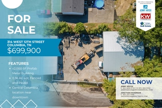 More details for 314 W 12th St, Columbia, TN - Industrial for Sale