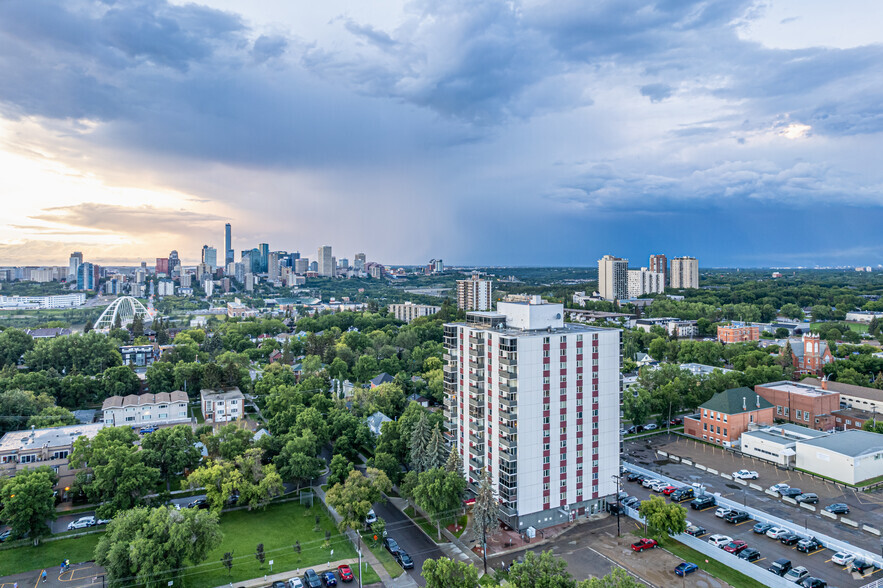 10453-10455 84 Av NW, Edmonton, AB for sale - Aerial - Image 3 of 6