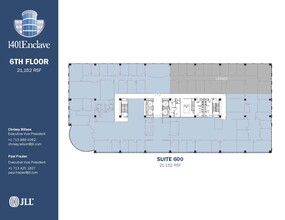 1401 Enclave Pky, Houston, TX for lease Floor Plan- Image 1 of 1