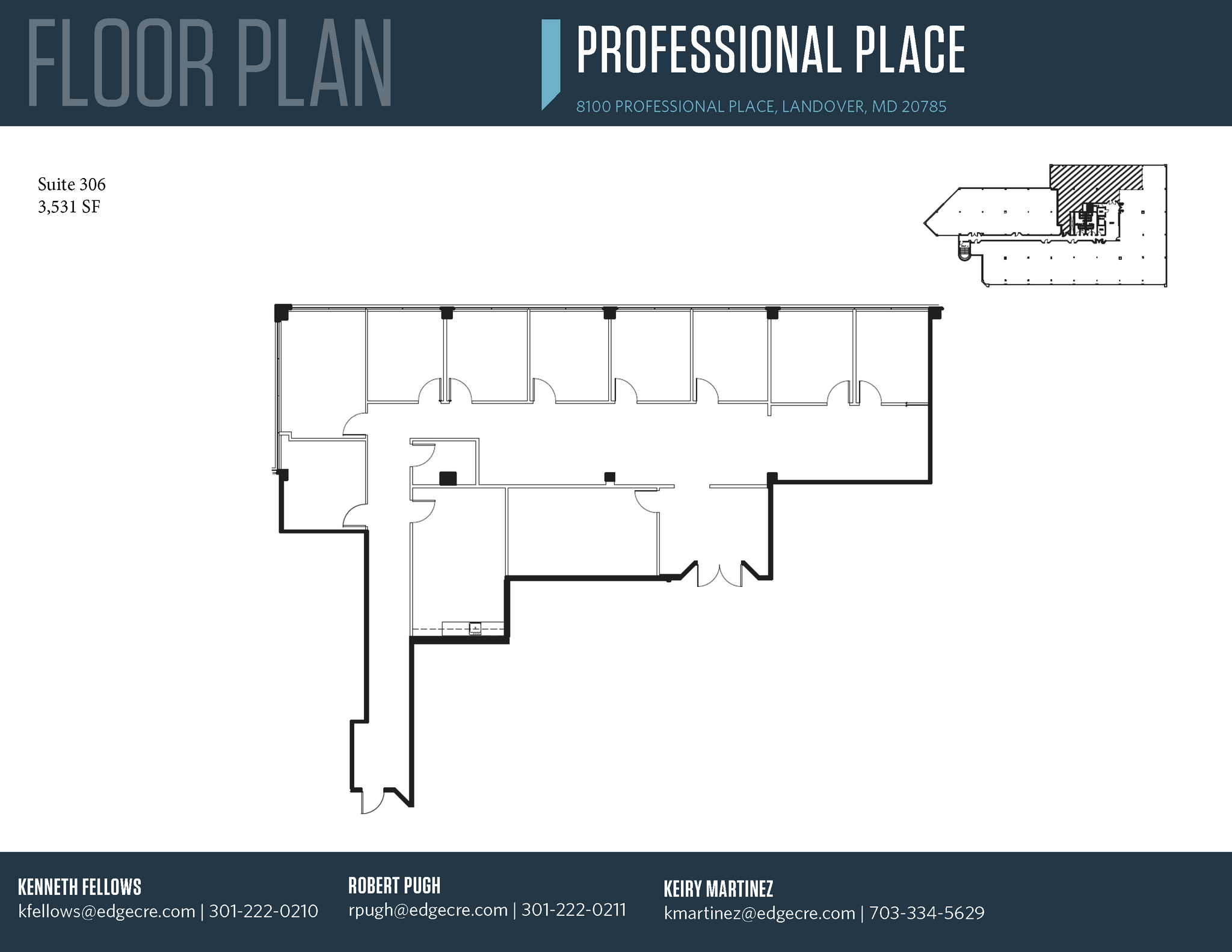 8100 Professional Pl, Landover, MD for lease Floor Plan- Image 1 of 1