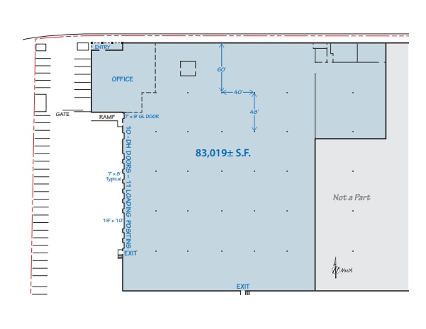 2522 E 37th St, Vernon, CA for lease Floor Plan- Image 1 of 1