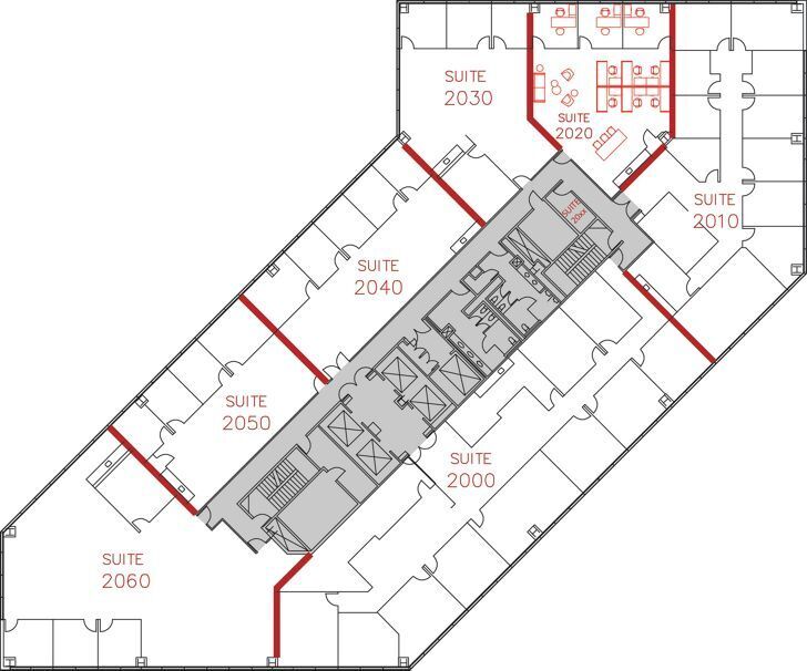 401 B St, San Diego, CA for lease Floor Plan- Image 1 of 1