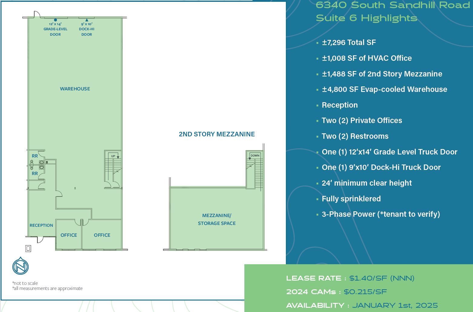 6320 S Sandhill Rd, Las Vegas, NV for lease Floor Plan- Image 1 of 4