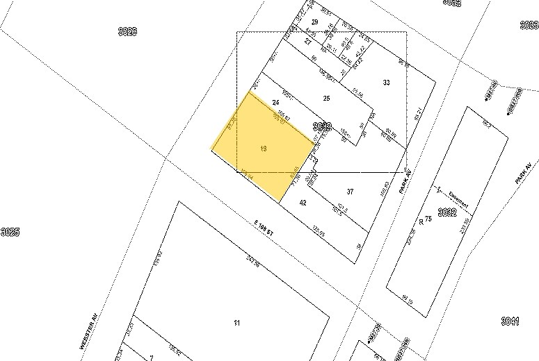 2458-2462 Webster Ave, Bronx, NY for sale Plat Map- Image 1 of 1