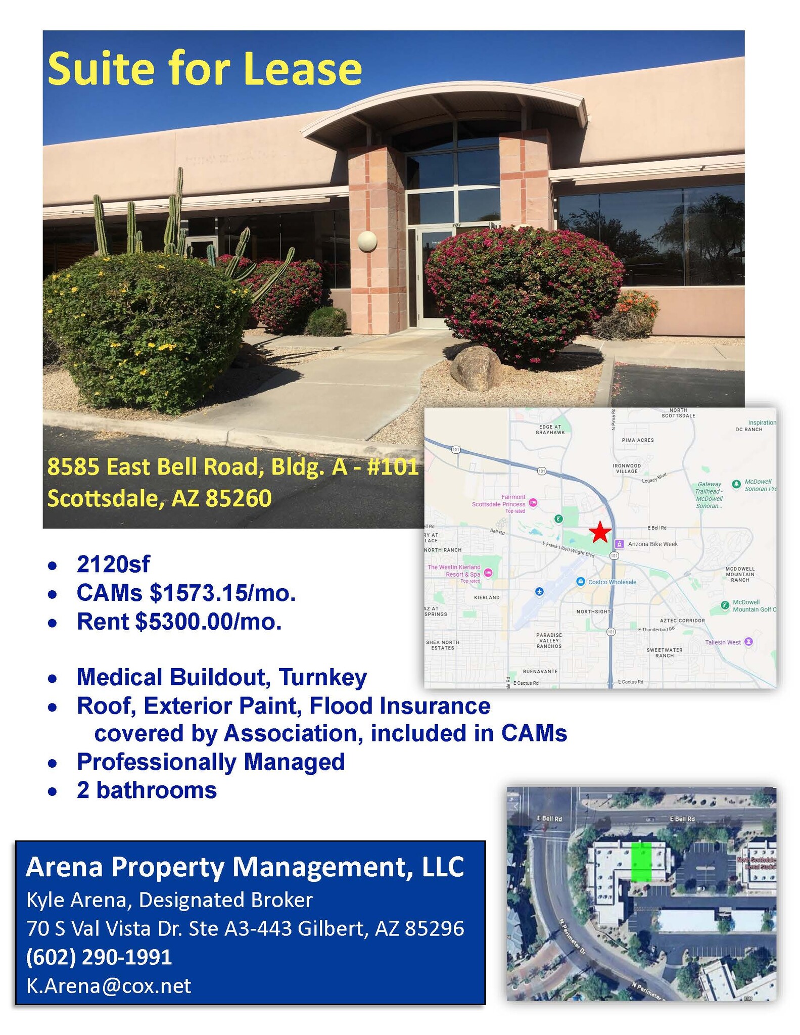 8585 E Bell Rd, Scottsdale, AZ for lease Interior Photo- Image 1 of 9