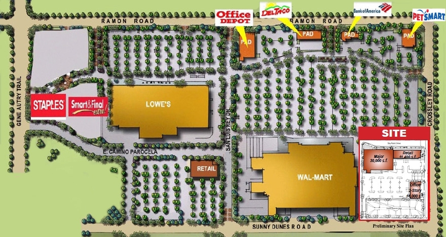 701 Crossley Rd, Palm Springs, CA for sale - Site Plan - Image 3 of 3