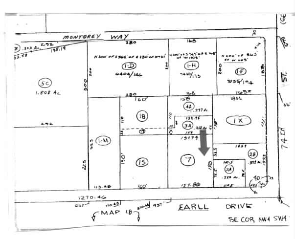 7330 E Earll Dr, Scottsdale, AZ for lease - Plat Map - Image 2 of 8