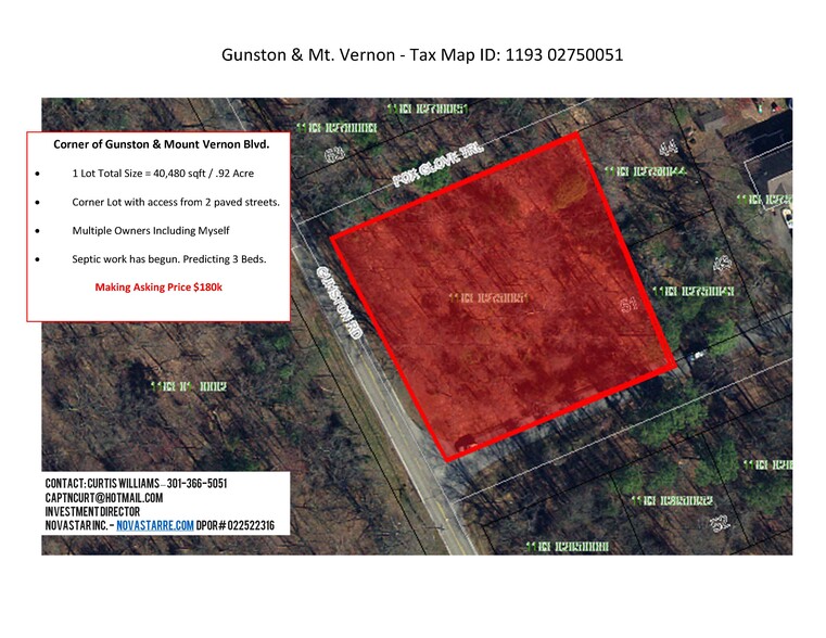 Gunston Rd, Lorton, VA for sale - Primary Photo - Image 1 of 1