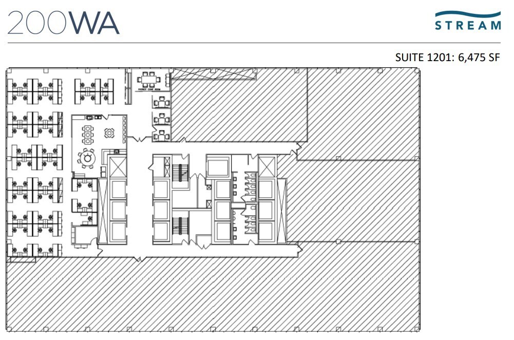 200 W Adams St, Chicago, IL for lease Floor Plan- Image 1 of 1