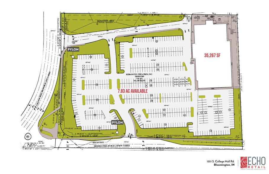 1351 S College Mall Rd, Bloomington, IN for lease - Site Plan - Image 2 of 2