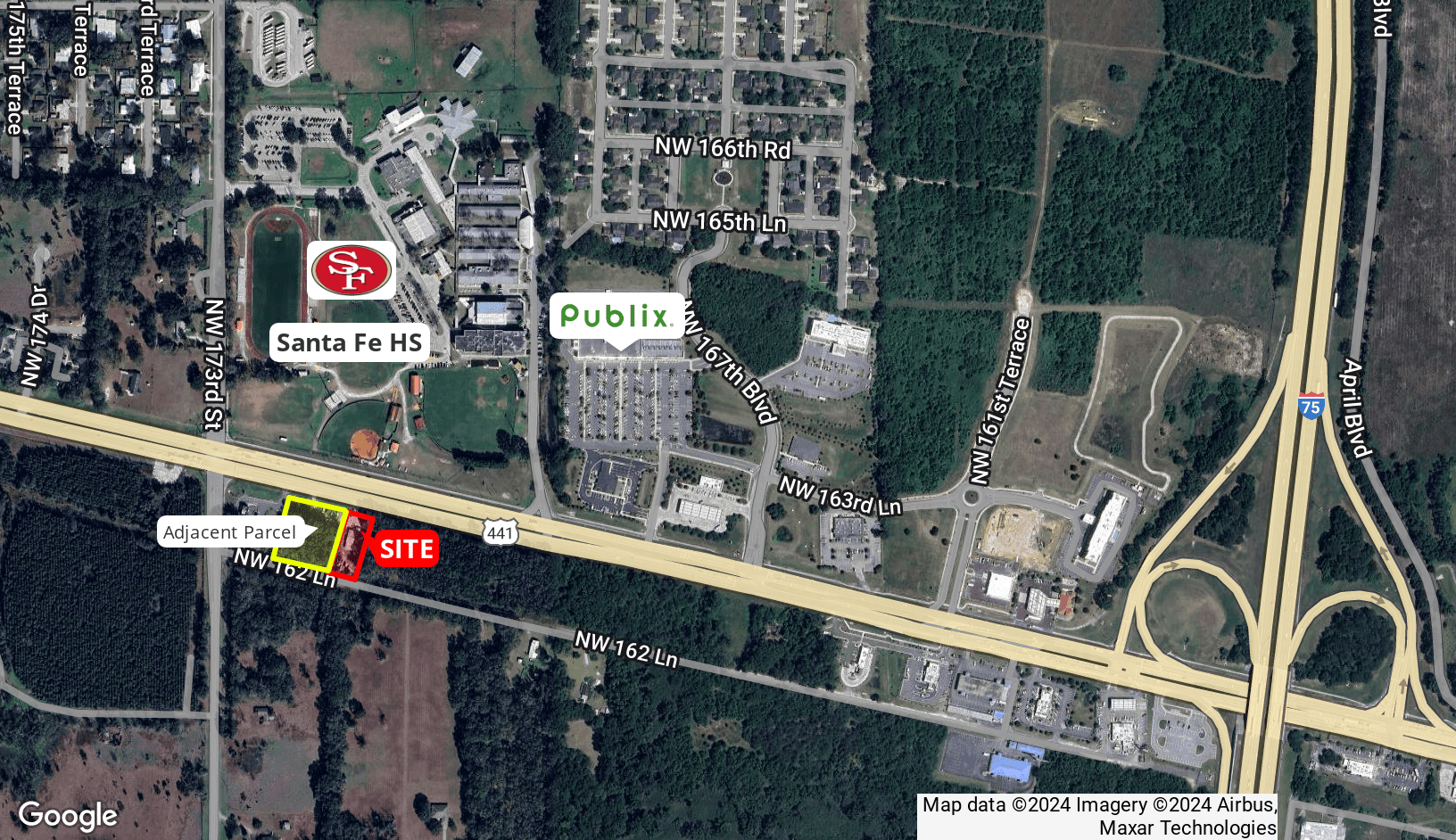 16260 NW US Highway 441, Alachua, FL for sale Aerial- Image 1 of 2