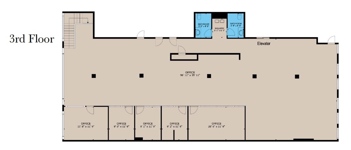1643 N Milwaukee Ave, Chicago, IL for lease Floor Plan- Image 1 of 1