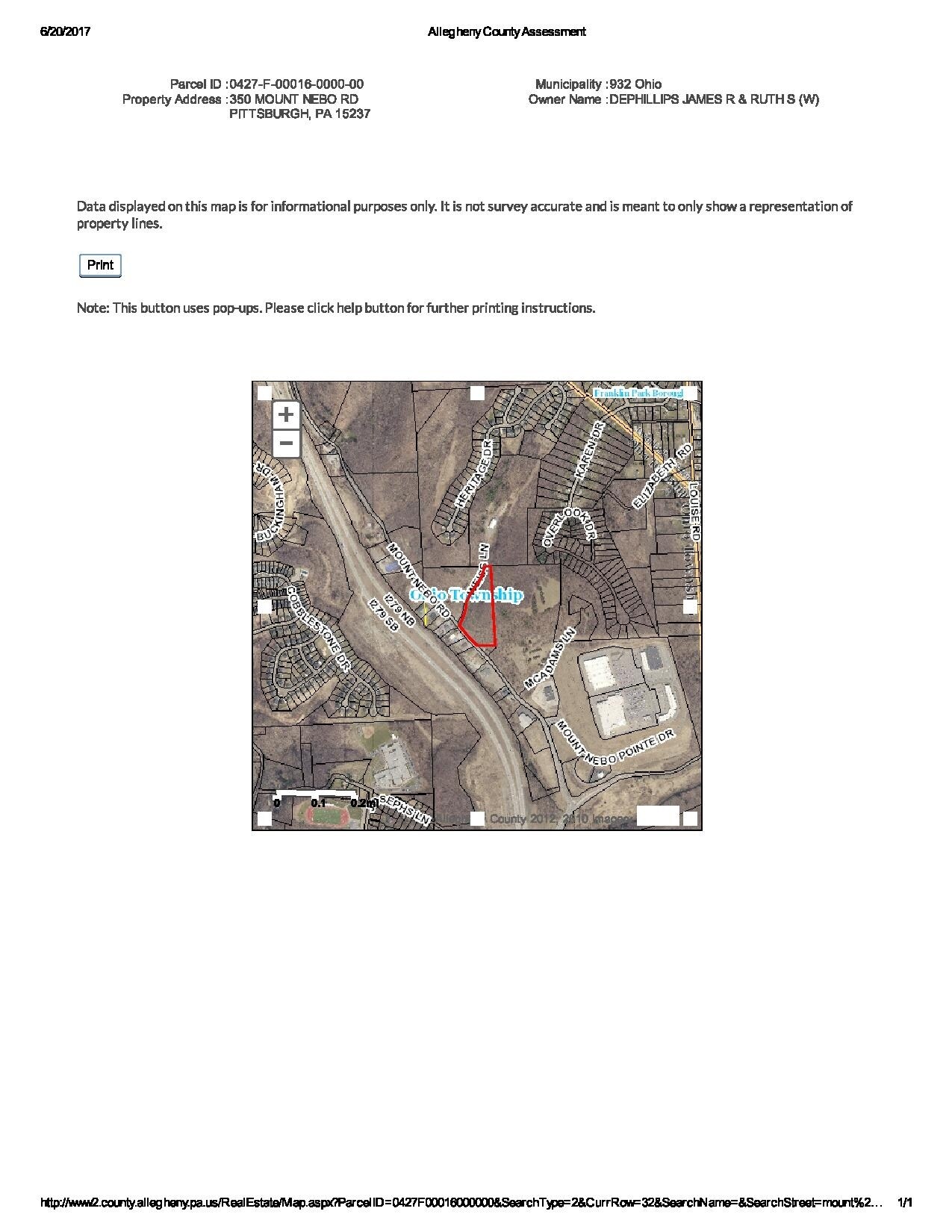 350 Mount Nebo Rd, Pittsburgh, PA for sale Primary Photo- Image 1 of 1