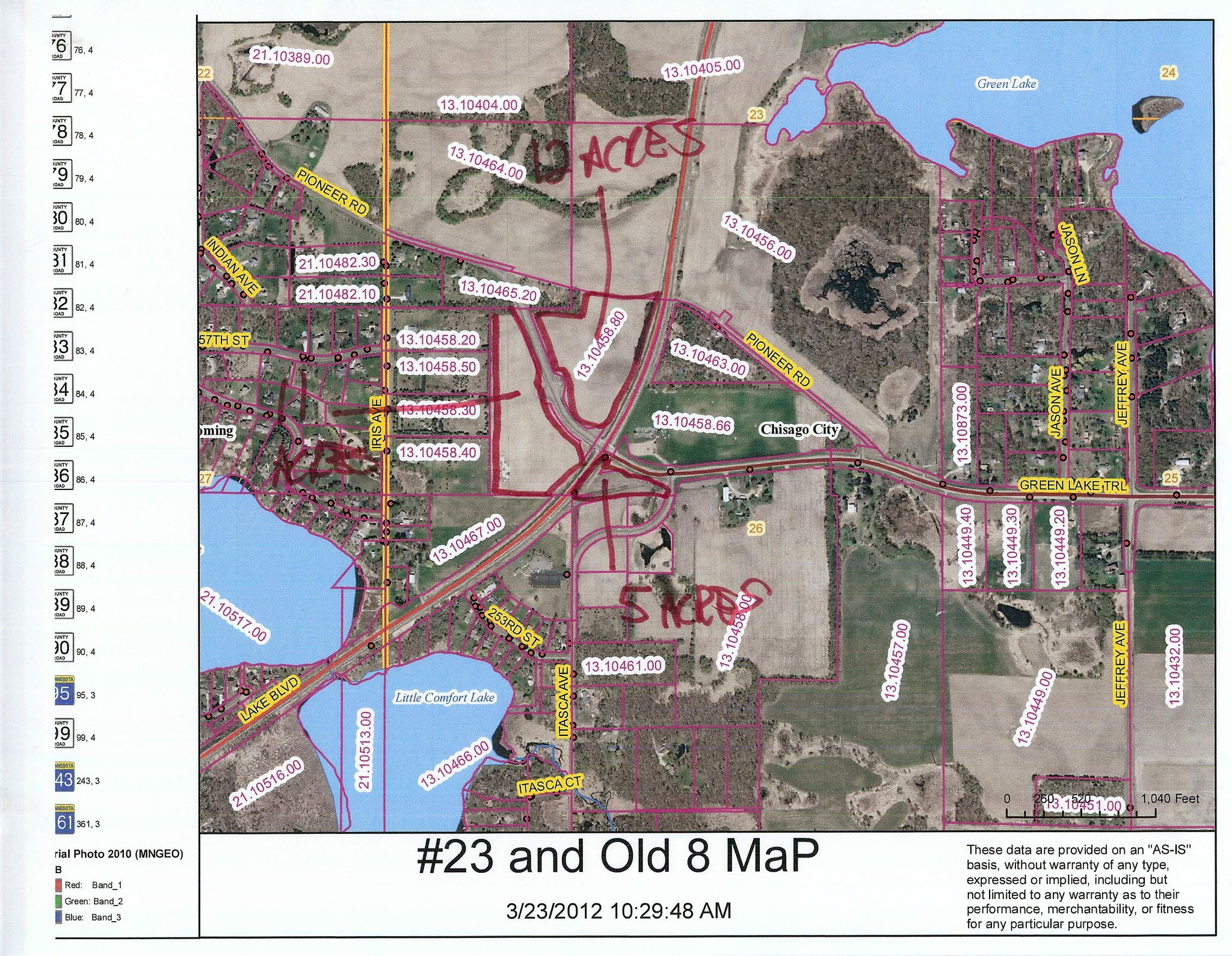 Highway 8 & Chisago Co Rd 23, Chisago City, MN 55013 Land for Sale