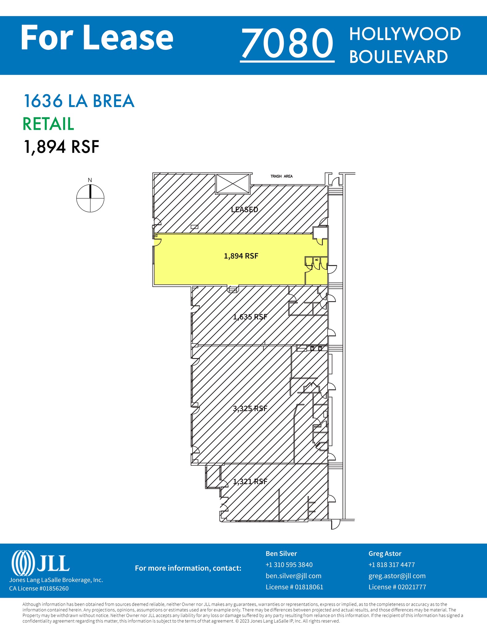 7080 Hollywood Blvd, Los Angeles, CA for lease Site Plan- Image 1 of 1