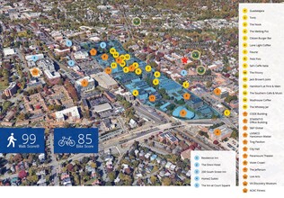 310 Fourth St NE, Charlottesville, VA - aerial  map view