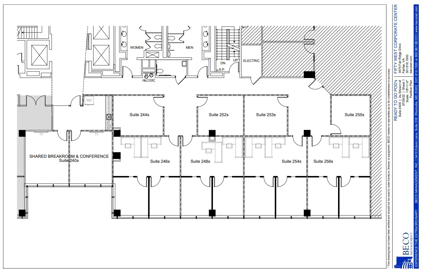 3975 Fair Ridge Dr, Fairfax, VA for lease Floor Plan- Image 1 of 1