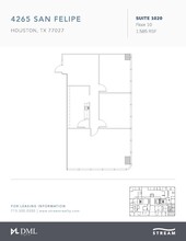 4265 San Felipe St, Houston, TX for lease Floor Plan- Image 1 of 1