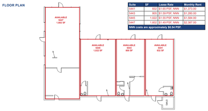 5201-5447 Elkhorn Blvd, Sacramento, CA for lease Floor Plan- Image 1 of 1