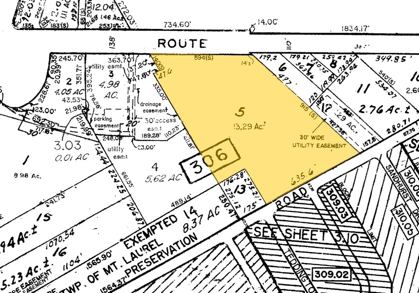 3030 Route 38, Mount Laurel, NJ for sale - Plat Map - Image 1 of 1