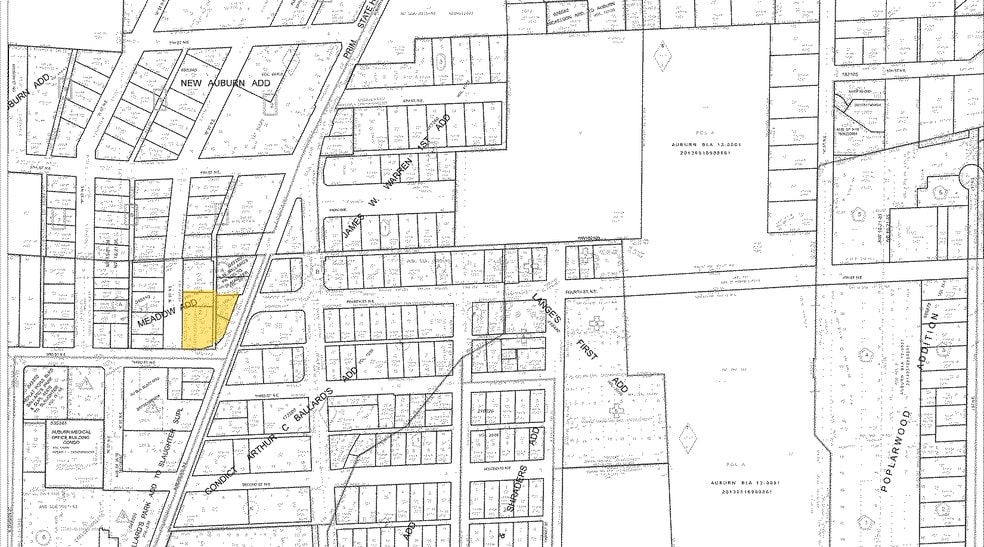 125 3rd St NE, Auburn, WA for sale - Plat Map - Image 1 of 1