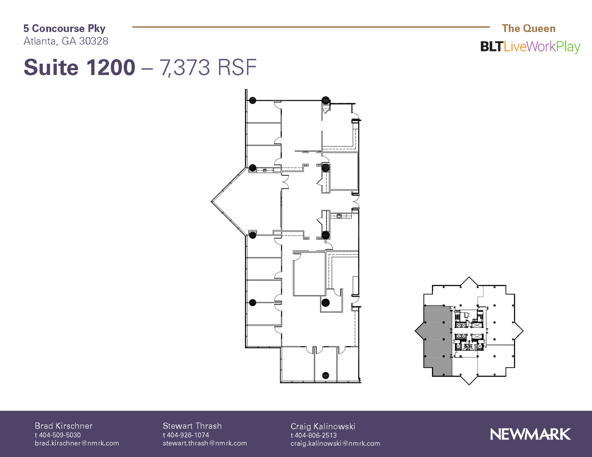 6 Concourse Pky NE, Atlanta, GA for lease Floor Plan- Image 1 of 1