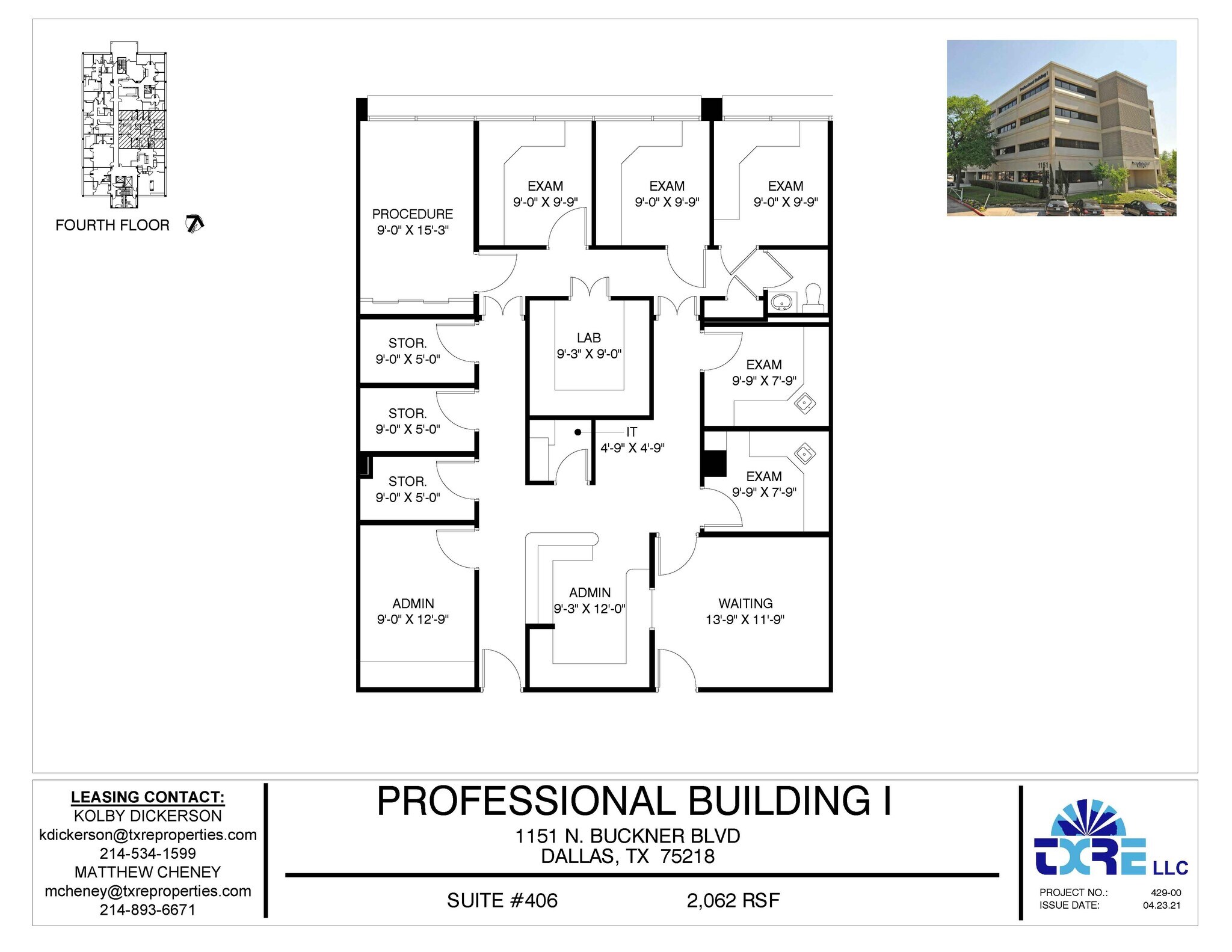 1151 N Buckner Blvd, Dallas, TX for lease Floor Plan- Image 1 of 1
