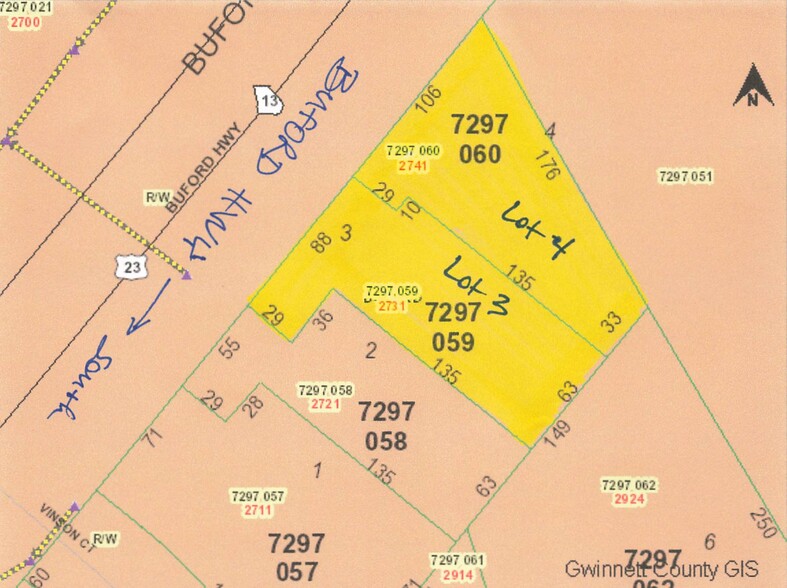 2741 Buford Hwy, Buford, GA for sale - Plat Map - Image 1 of 6