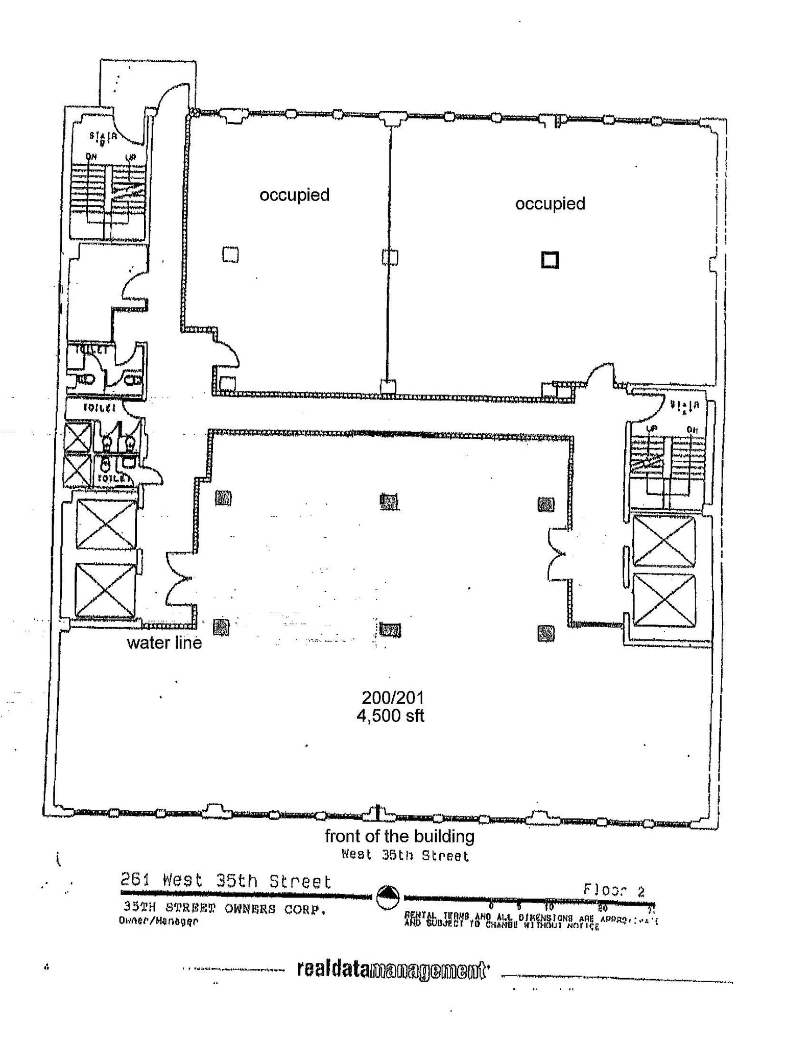 261 W 35th St, New York, NY for lease Floor Plan- Image 1 of 1