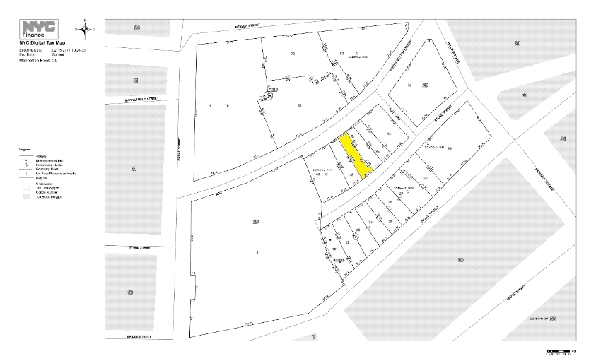 53 Stone St, New York, NY for sale - Plat Map - Image 3 of 3