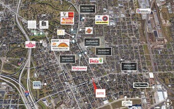 1005 Hogan St, Houston, TX - Aerial map view