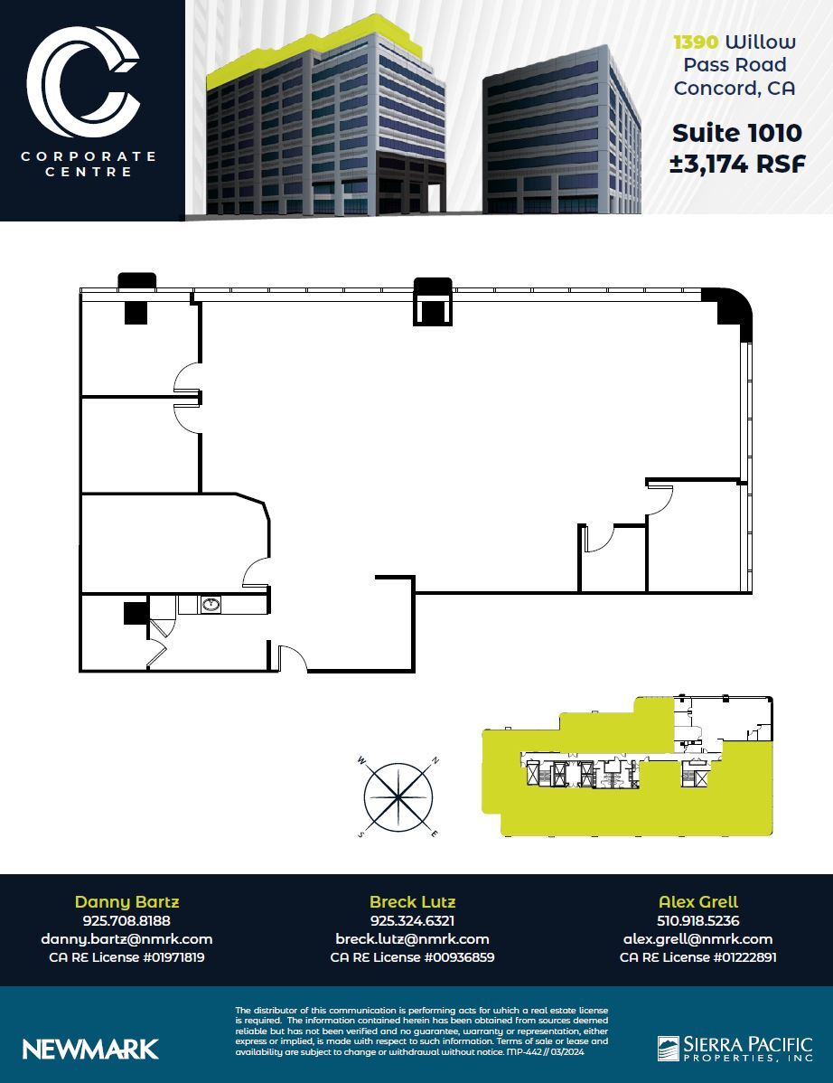 1390 Willow Pass Rd, Concord, CA for lease Floor Plan- Image 1 of 1