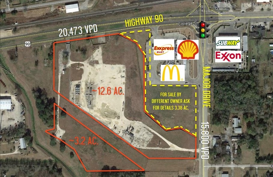 College St, Beaumont, TX for sale - Aerial - Image 1 of 1
