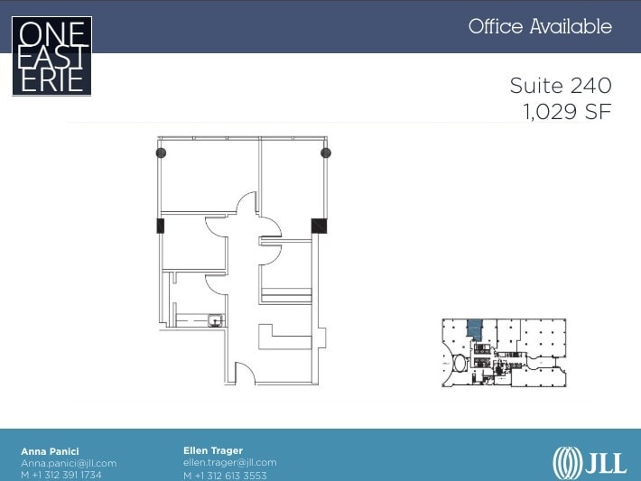 1 E Erie St, Chicago, IL for lease Floor Plan- Image 1 of 1