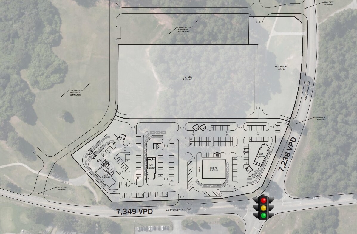 Ashmore Bridge Rd & Fork Shoals Rd, Greenville, SC 29605