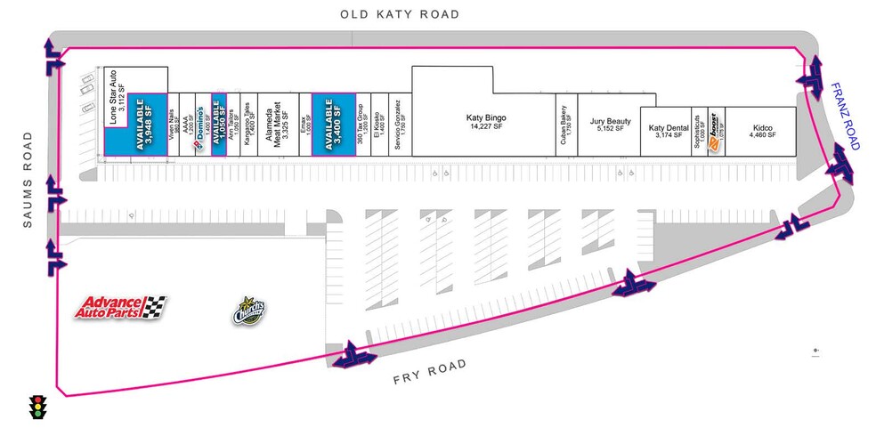 2311-2439 N Fry Rd, Katy, TX for lease - Site Plan - Image 2 of 3