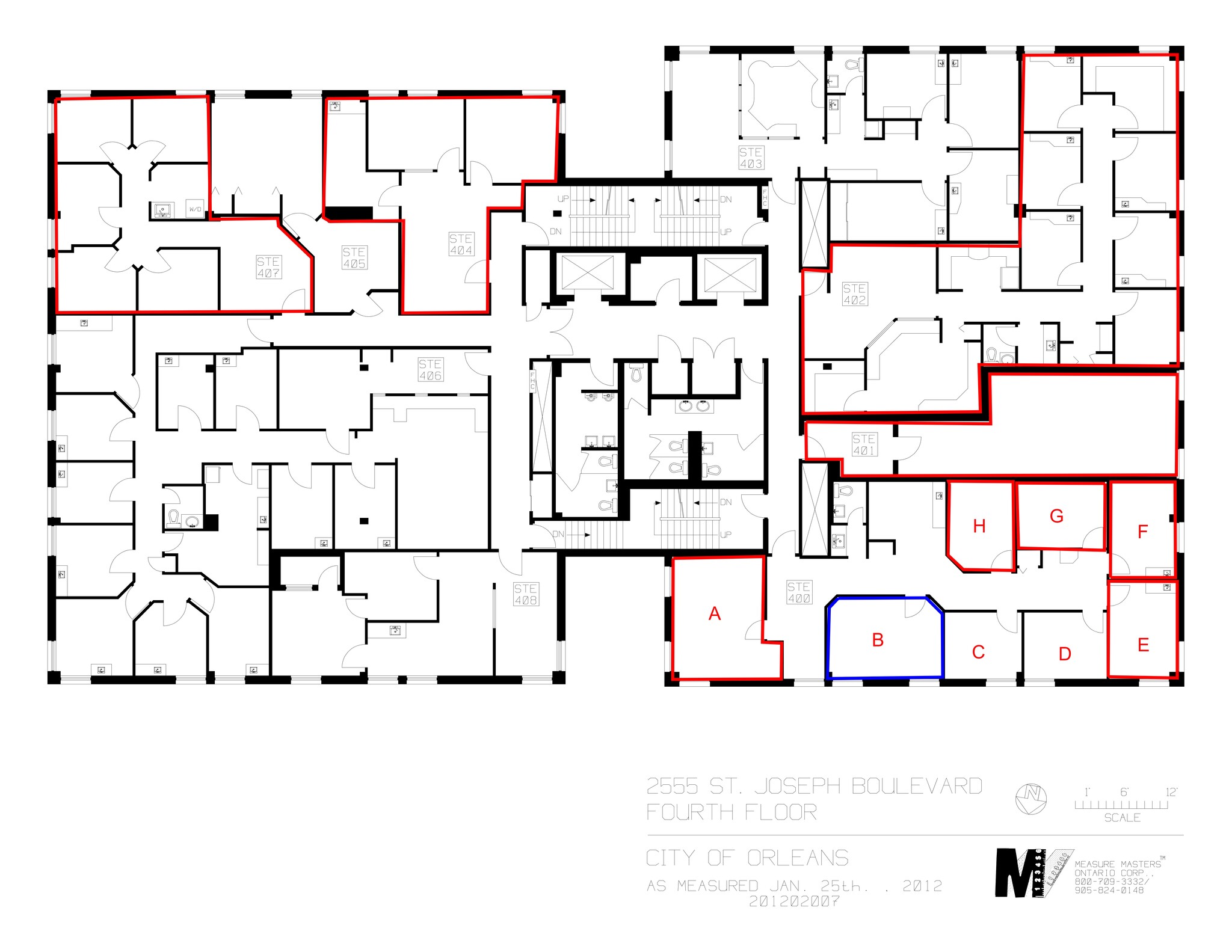 2555 St Joseph Blvd, Ottawa, ON for lease Site Plan- Image 1 of 1