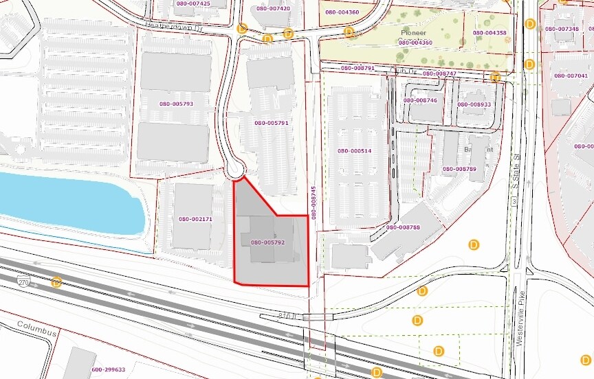 837 Green Crest Dr, Westerville, OH for lease - Plat Map - Image 3 of 3