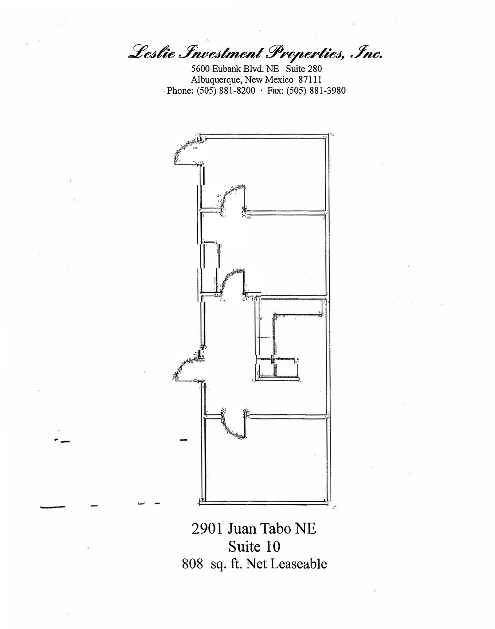 2901 Juan Tabo Blvd NE, Albuquerque, NM for lease Site Plan- Image 1 of 1