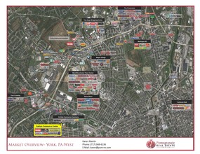 2130-2160 White St, York, PA - aerial  map view - Image1