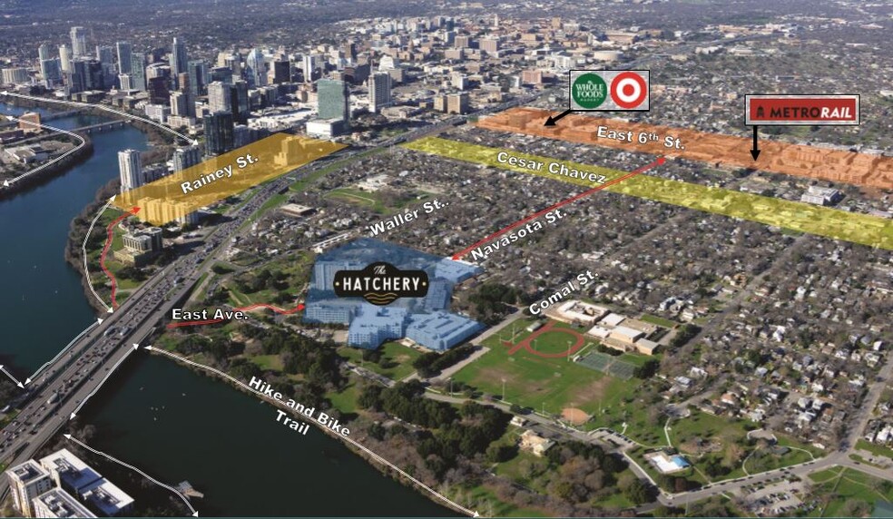 31 Navasota St, Austin, TX for lease - Aerial - Image 2 of 16