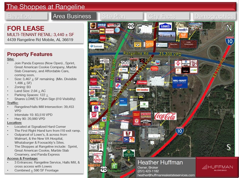 4439 Rangeline Rd Mobile Al 36619 Retail Space For