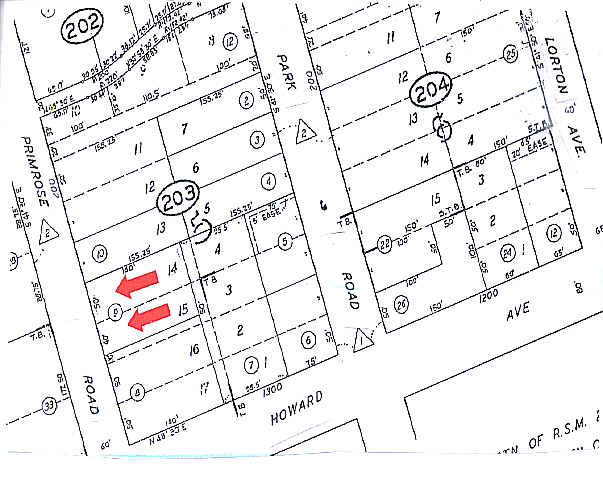 220 Primrose Rd, Burlingame, CA for sale Plat Map- Image 1 of 1