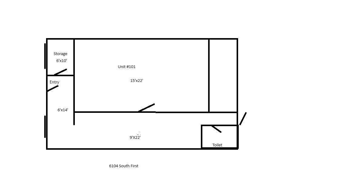 6104 S 1st St, Austin, TX for lease Floor Plan- Image 1 of 1