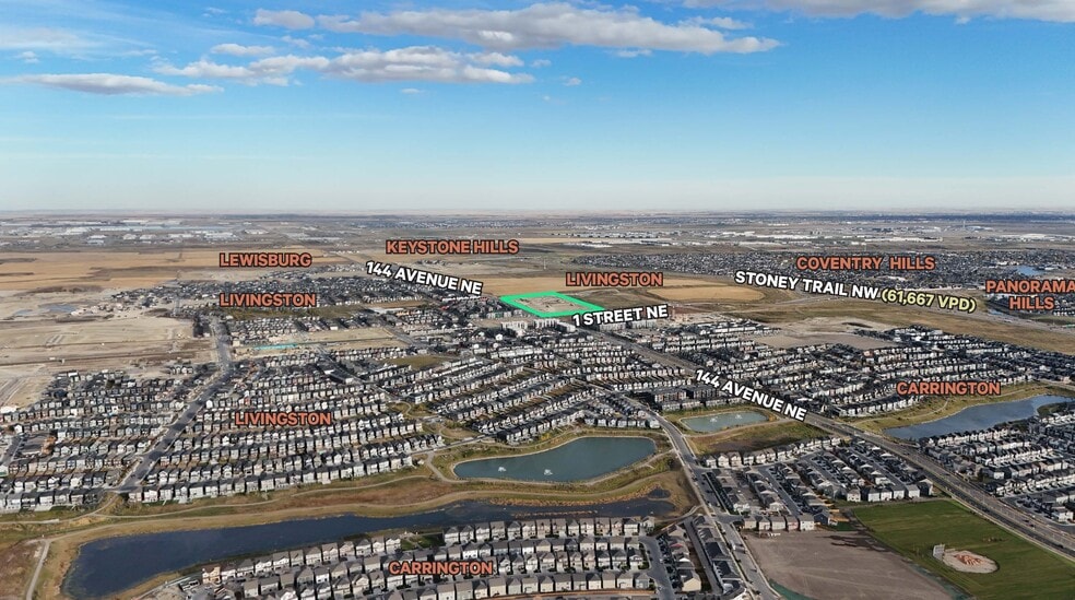 14390 1st St, Calgary, AB for lease - Aerial - Image 2 of 2