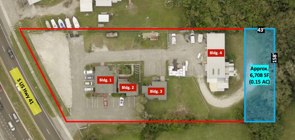 1517 S US Highway 41, Ruskin, FL for sale - Aerial - Image 1 of 1