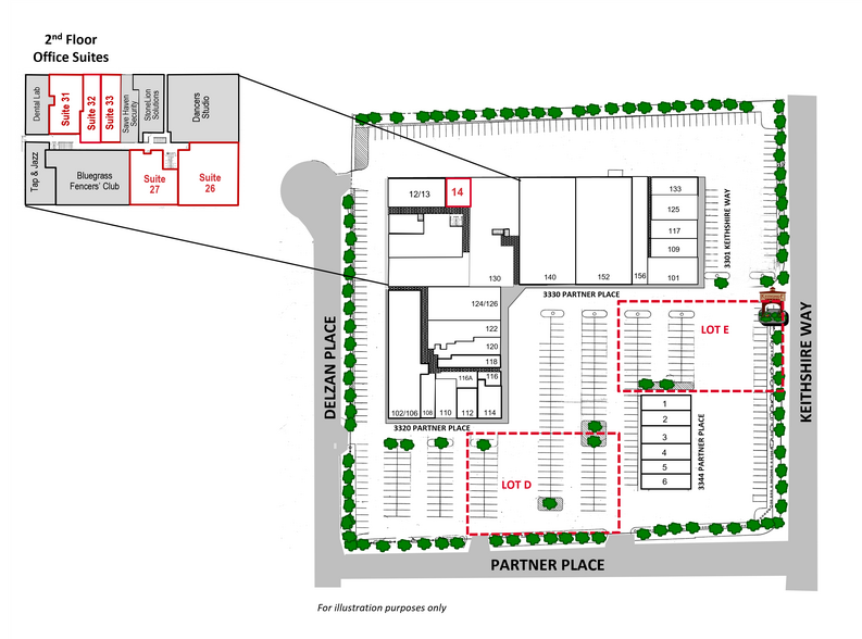 3330 Partner Pl, Lexington, KY for lease - Site Plan - Image 2 of 15