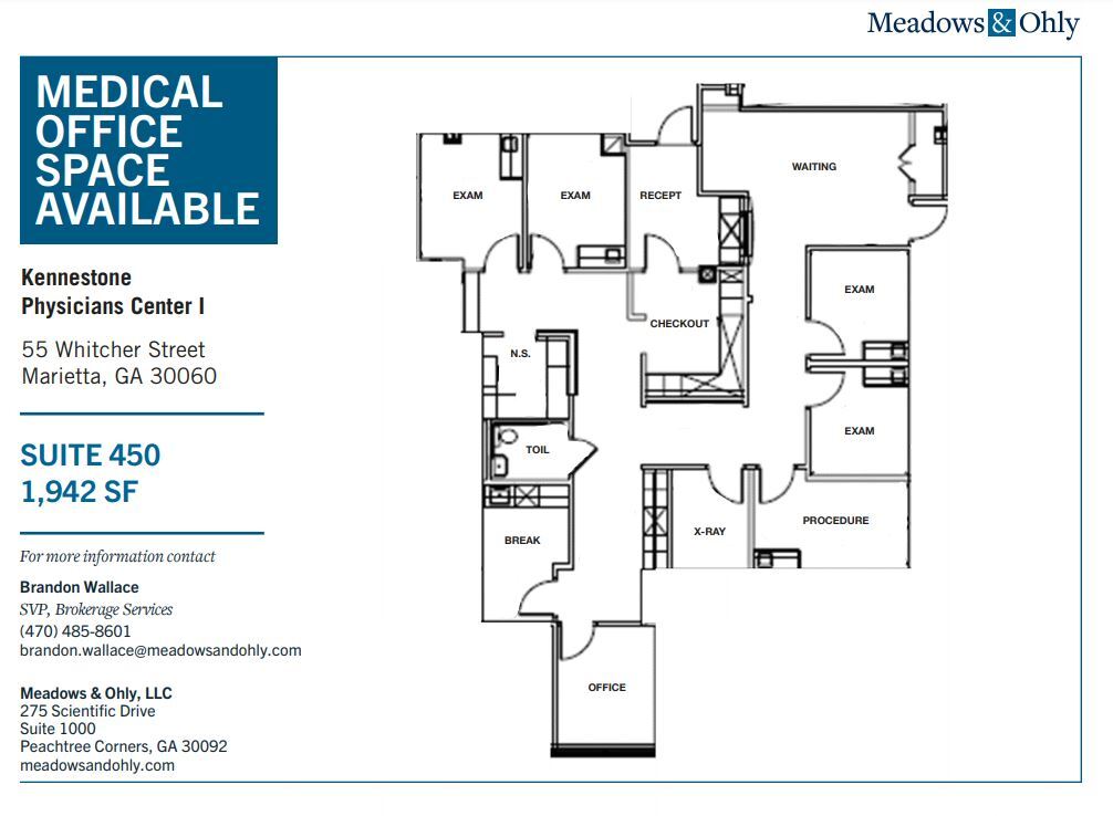 55 Whitcher St, Marietta, GA for lease Floor Plan- Image 1 of 1